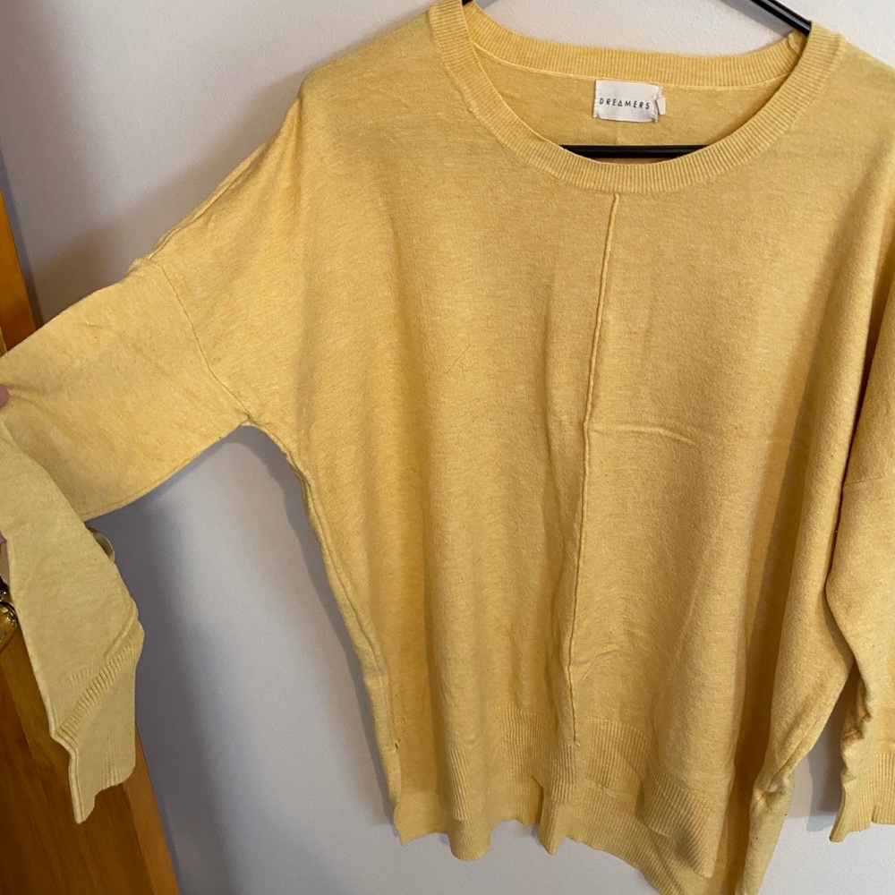 Oversized dolman sleeve sweater